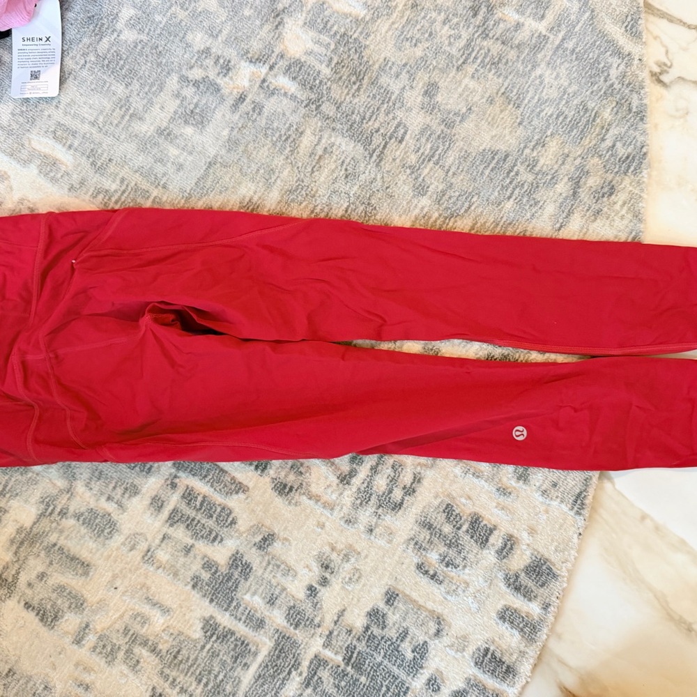 lululemon athletica Red Leggings